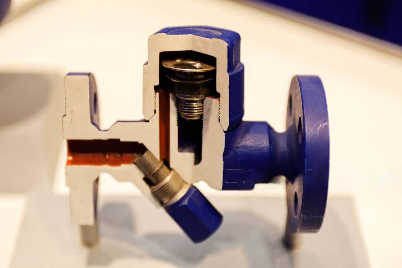 Captura de tela do fole de metal na válvula