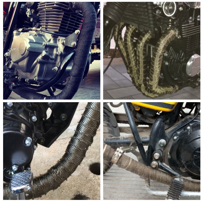 Fibra de vidro de cor automotiva embrulho térmico