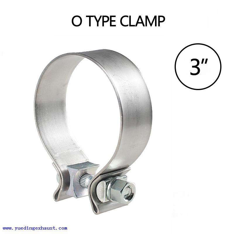 Escape O Clamp Vedação de Aço Inoxidável para Tubo OD de 3' 