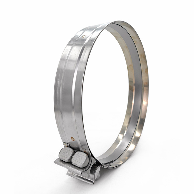 Cramp DPF de aço inoxidável para serviço pesado