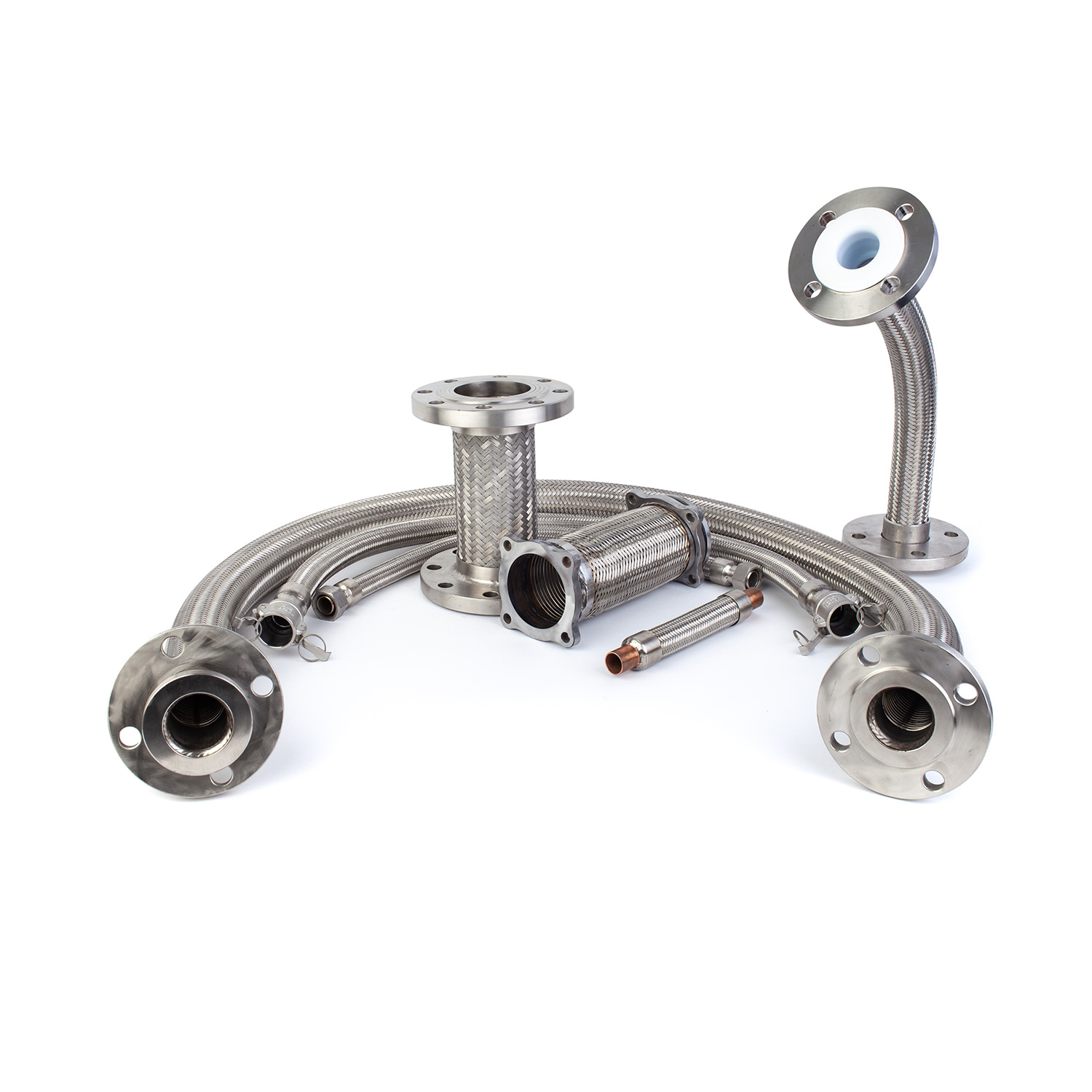 Conjunto de mangueira flexível de aço inoxidável