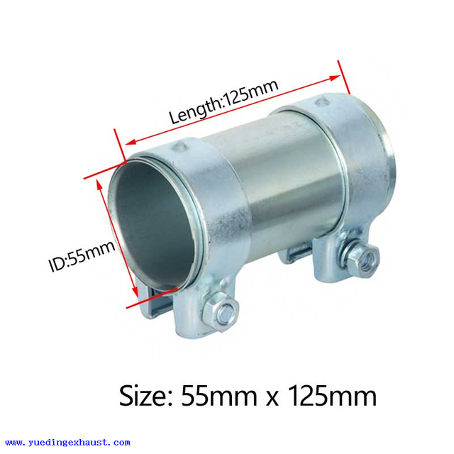 55 mm x 125 Conector de tubo de escape Corposador