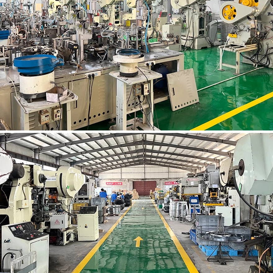 Braçadeira de escape em aço inoxidável