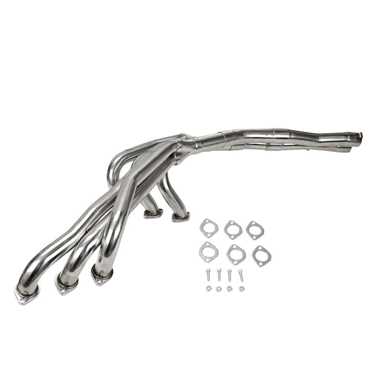 Coletor de escape de aço inoxidável para modelos BMW E30