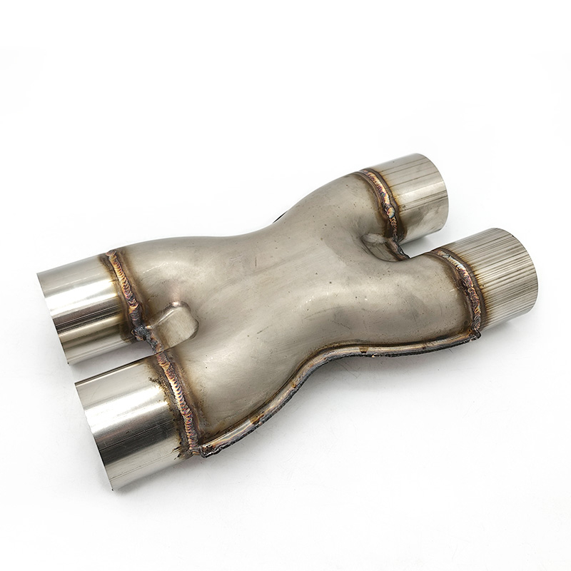 Conector X-Pipe de aço inoxidável para sistemas de escape