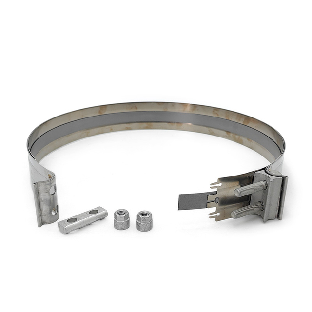 Cramp DPF de aço inoxidável para serviço pesado