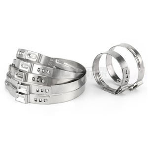 Aços inoxidáveis, grampo de mangueira de orelha única