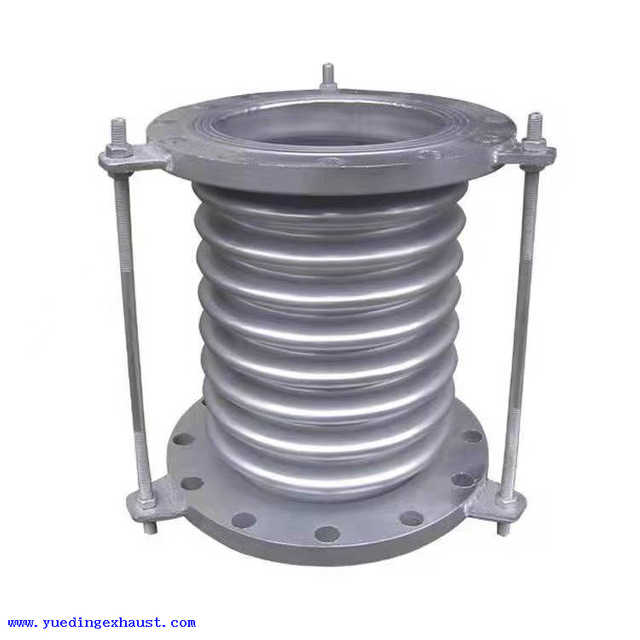 DN25 DN40 DN100 Flange de aço inoxidável Tubo de metal Junta de expansão