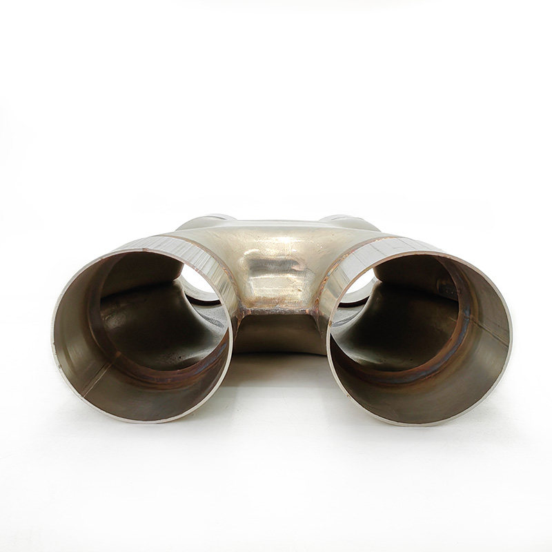 Conector X-Pipe de aço inoxidável para sistemas de escape