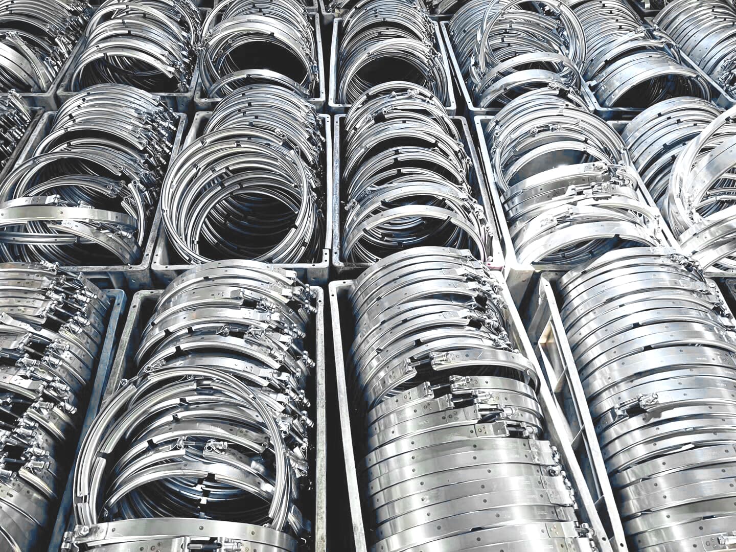 Produção em lote YDCT de braçadeiras de banda V