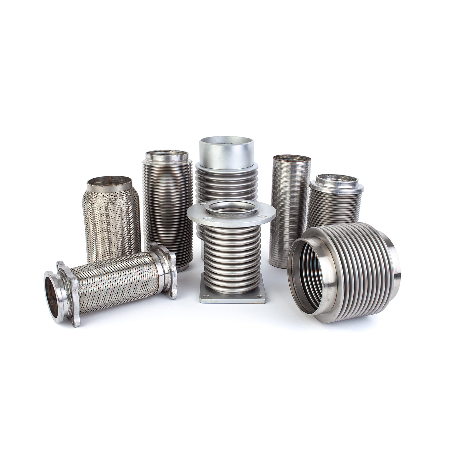 Tubos flex&iacute;veis de exaust&atilde;o no atacado e conjuntos de flange personalizados