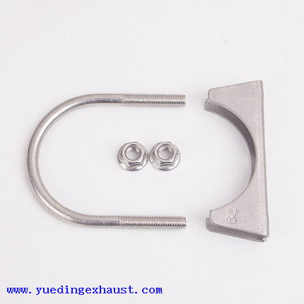 304 Aço inoxidável sela -laminagem de escape de escape de escape - 2 polegadas de 2 polegadas