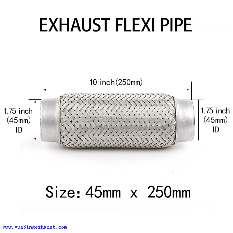 Solda de 1,75 pol. x 10 pol. Reparo de tubo flexível de tubo flexível de exaustão