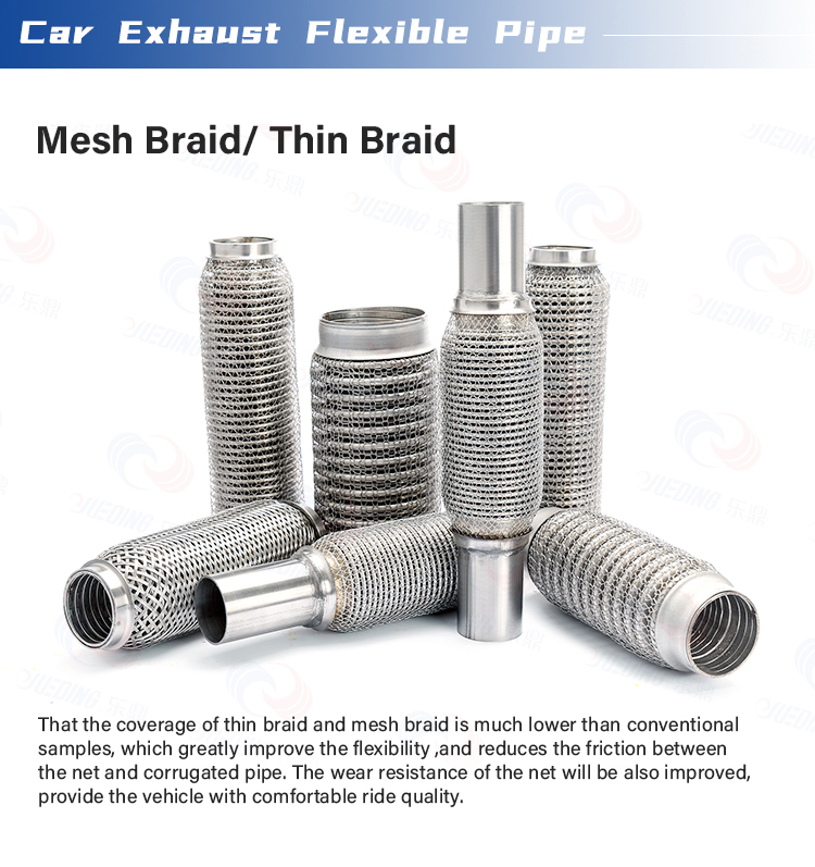 Malha Braid Braid Brail Exaustor Flexível Tubo