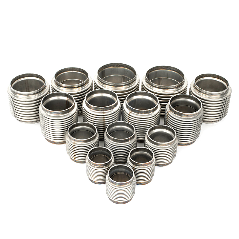 stainless steel exhaust bellows connector for thermal expansion conector flexível de fole de exaustão de aço inoxidável de alta temperatura