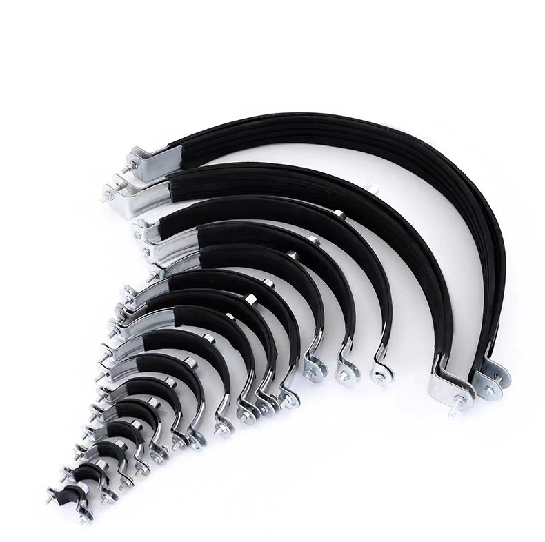 Braçadeira para tubo resistente com borracha M8 / M10