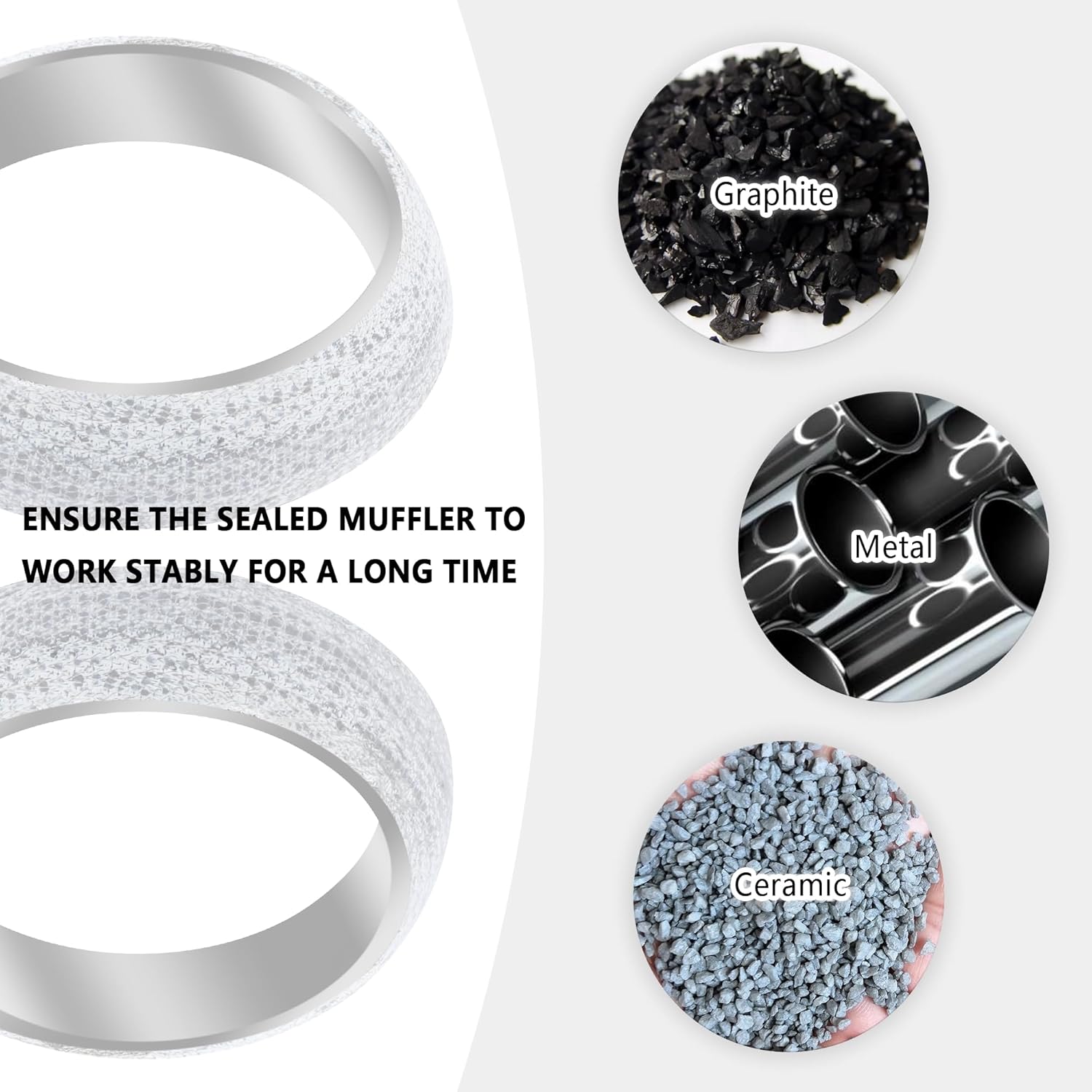 Donut Gasket Common materials flange de esfera de exaustão Junta Donut