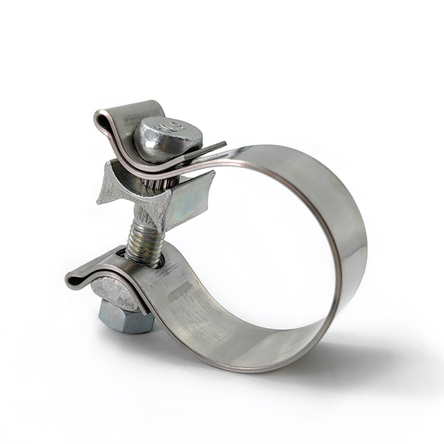 Braçadeira de vedação de banda de escape de aço inoxidável