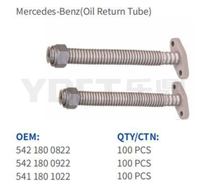 Tubo de retorno de óleo OEM 5421800822 5421800922 5411801022 Mercedes-Benz 