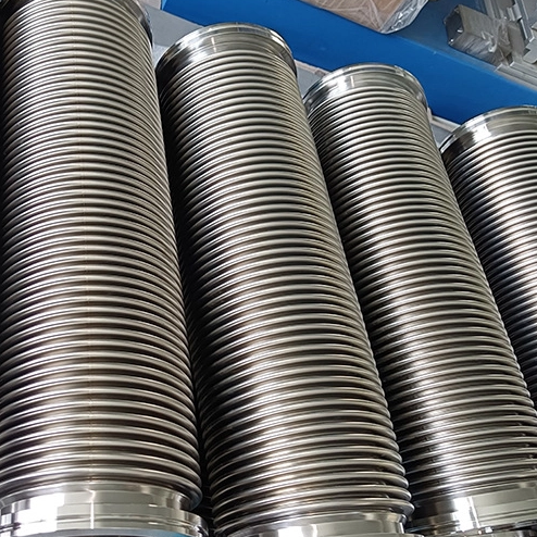 Mangueira flexível de aço inoxidável com fole de vácuo de flange KF