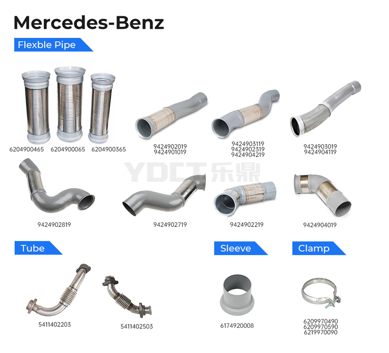 Kit de escapamento para Mercedes-Benz