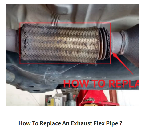 Como substituir um tubo flexível de escape 