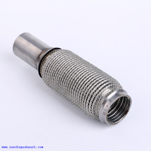 China 304 SS Exaustão Tubo flexível com cobertura de malha - China Tubo de escape, junta flexível coberta por malha