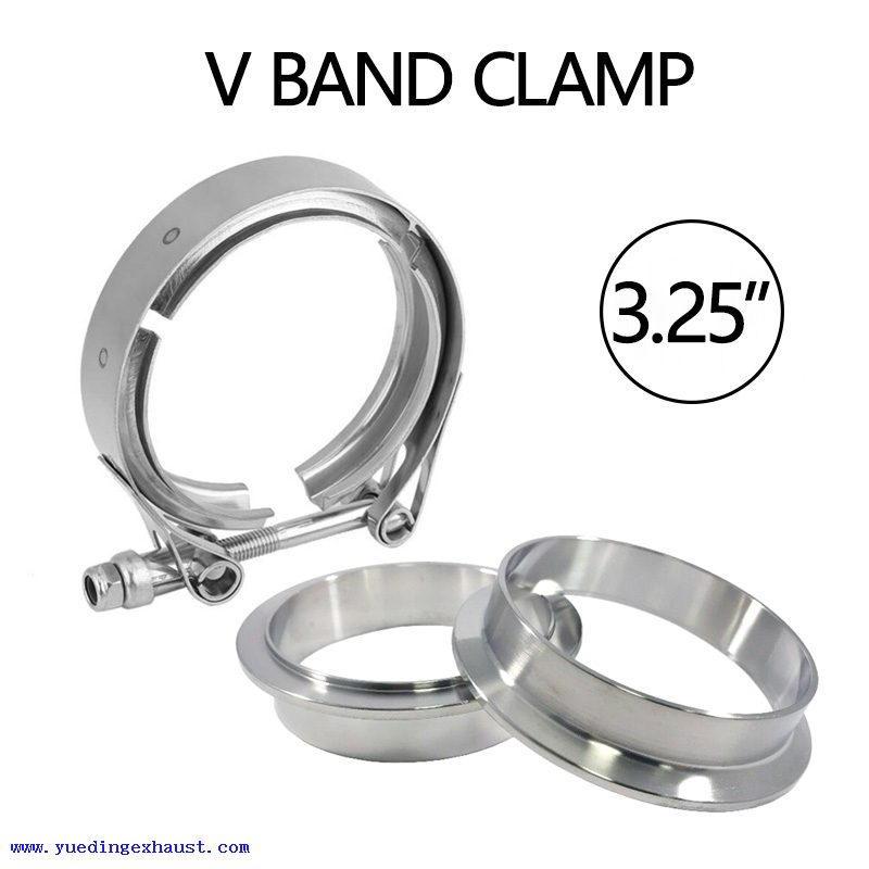 3,25' V-Band V Braçadeira de banda 83mm para tubo de escape turbo