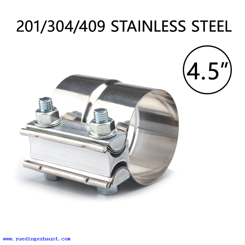 4 1/2' 4,5' Braçadeira de passo da junta de exaustão inoxidável 4,5' OD a 4,50' ID