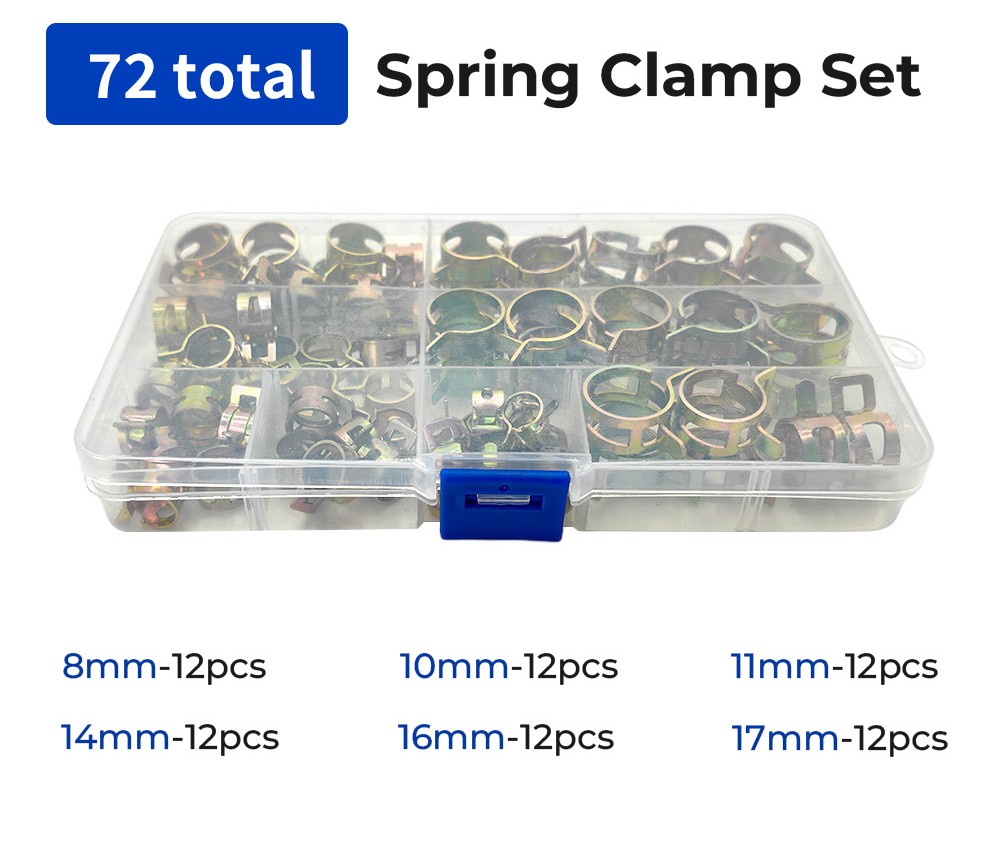 Conjunto de grampos da primavera